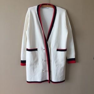 NWOT Zara Knit double breasted cardigan
